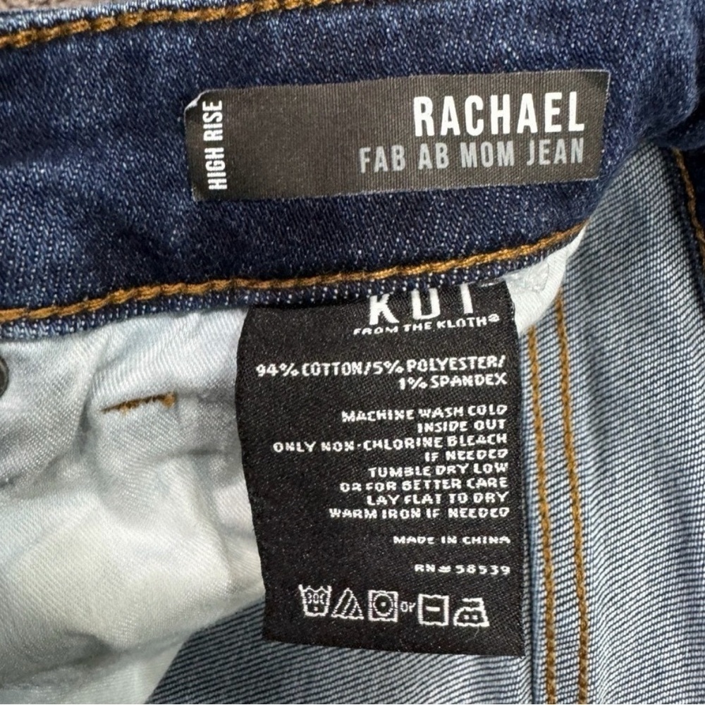 Kut from the Kloth 4L Blue Rachel Fab High Rise Mom Jeans - Picture 5 of 5